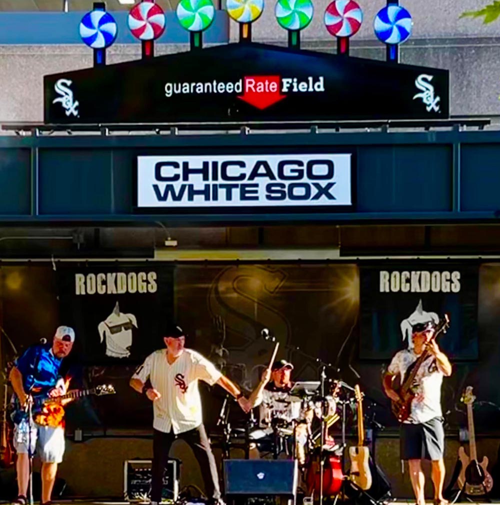 rock dogs band performing image